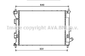 AVA QUALITY COOLING hy2335 -  Радиатор, охлаждение двигателя
